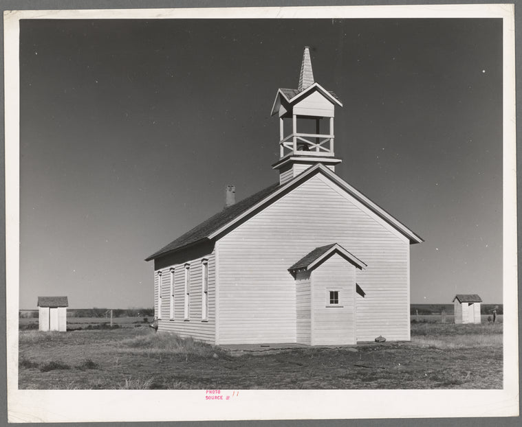 Country church on Highway 83. Norton County, Kansas
