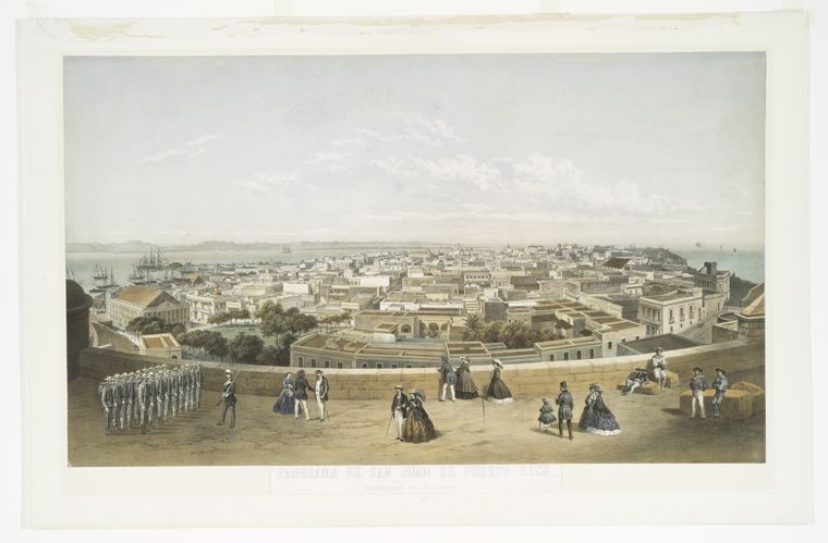 Panorama de San Juan de Puerto-Rico.