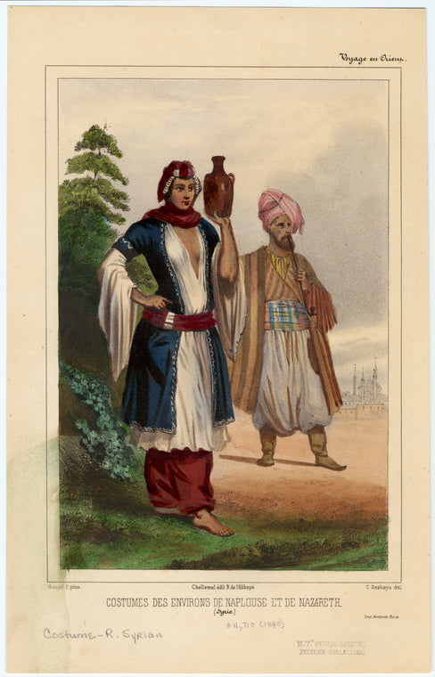 Costumes des environs de Naplouse et de Nazareth, (Syrie)