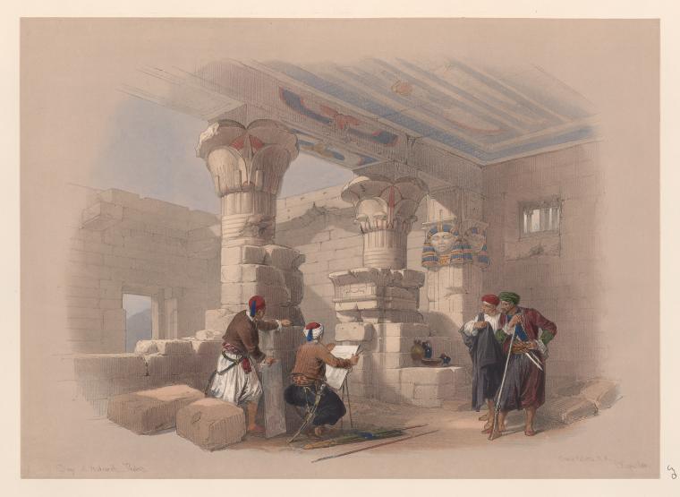 Dayr el Medeeneh [Dayr al-Madînah], Thebes.