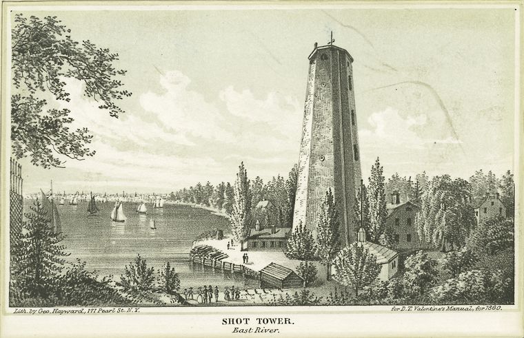 Shot tower East River