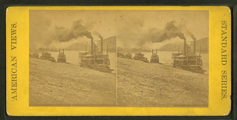 Steamers on the Ohio river.