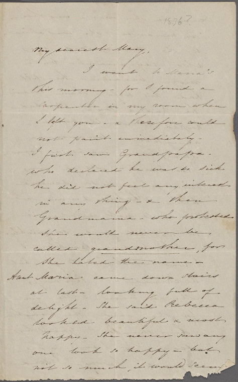 Foote, Mary W[ilder White], ALS to. [1836?].