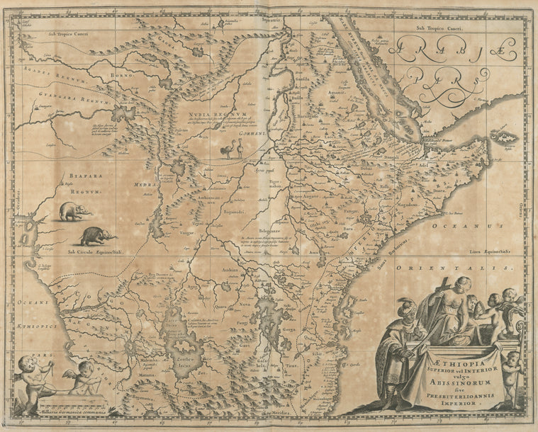 Aethiopia Superior vel Interior vulgo Absissinorum five Presbiteriio Annis Imperior.