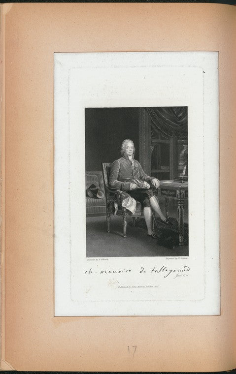 Ch. [Charles] Maurice de Talleyrand.