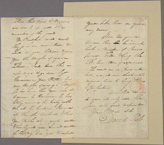Letter to Patrick Henry, Henry County [Va.]