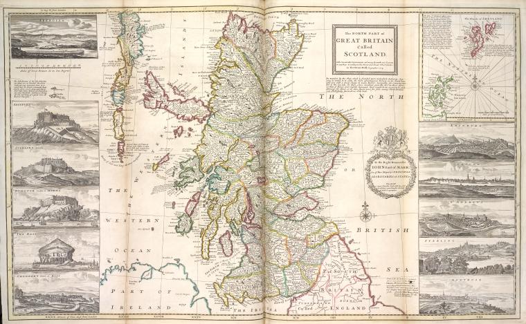 The north part of Great Britain called Scotland.
