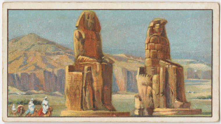 Statues of Memnon, near Luxor (Egypt).
