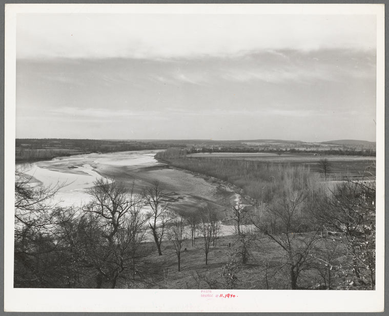 The Canadian River, McIntosh County, Oklahoma