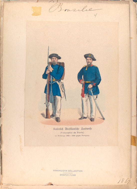 Barsilie: Kaiserlich Brasilianishce Landmehr (Voluntarios da patria) im Feldzuge 1865-1868 gegen Paraguay