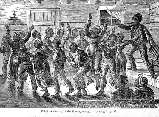 Religious dancing of the Blacks, termed "Shouting".