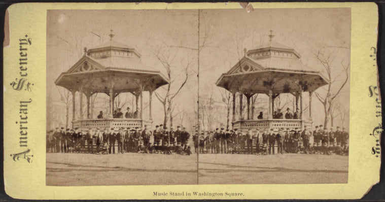 Music Stand in Washington Square.