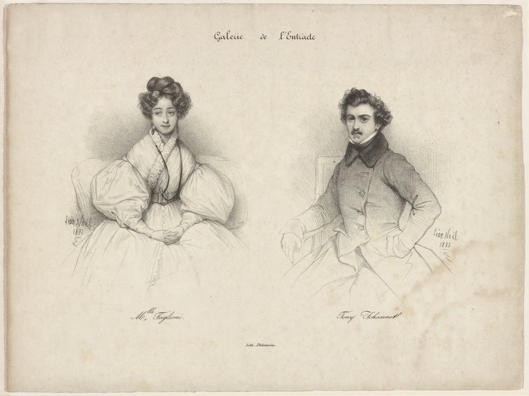 M'lle Taglioni, Tony Johannot