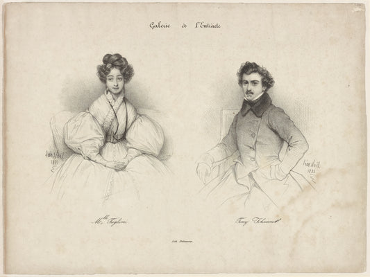 M'lle Taglioni, Tony Johannot