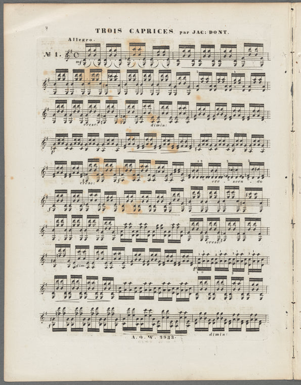 Trois caprices pour le violon, op. 20