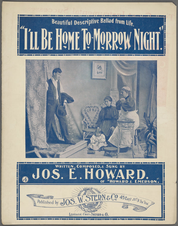 I'll be home to-morrow night