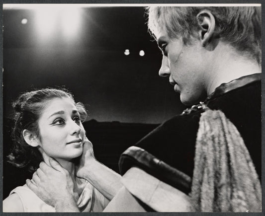Jenny Leigh and Christopher Walken in the stage production Iphigenia in Aulis