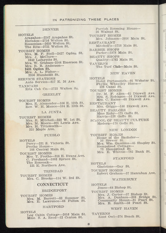 The Negro Motorist Green-Book: 1940
