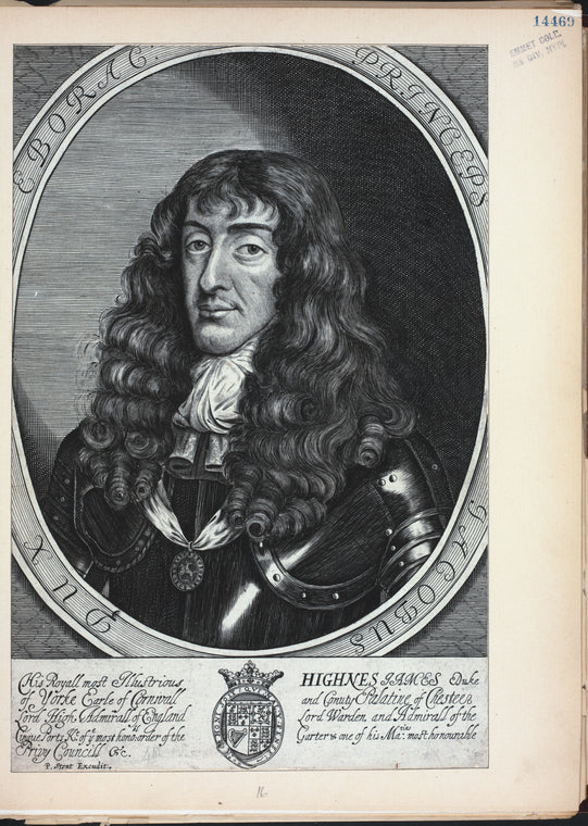 His royall most illustrious highness James, duke of York.
