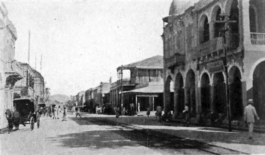 One of the main streets of Port-au-Prince.