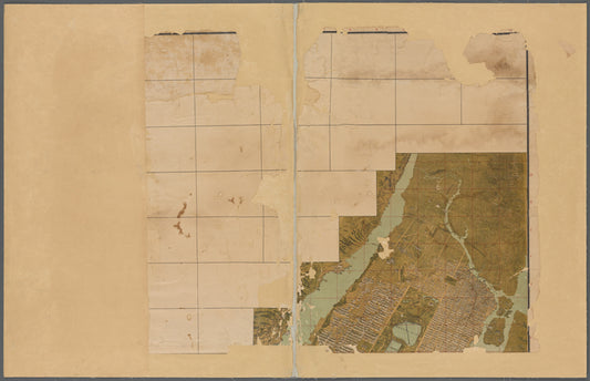 Map of the borough of Manhattan, New York City.