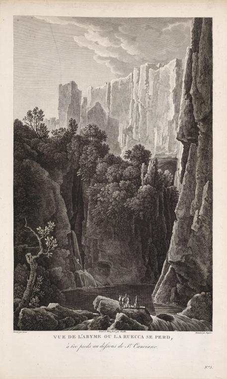 Vue de l'abyme ou la Ruecca se Perd.