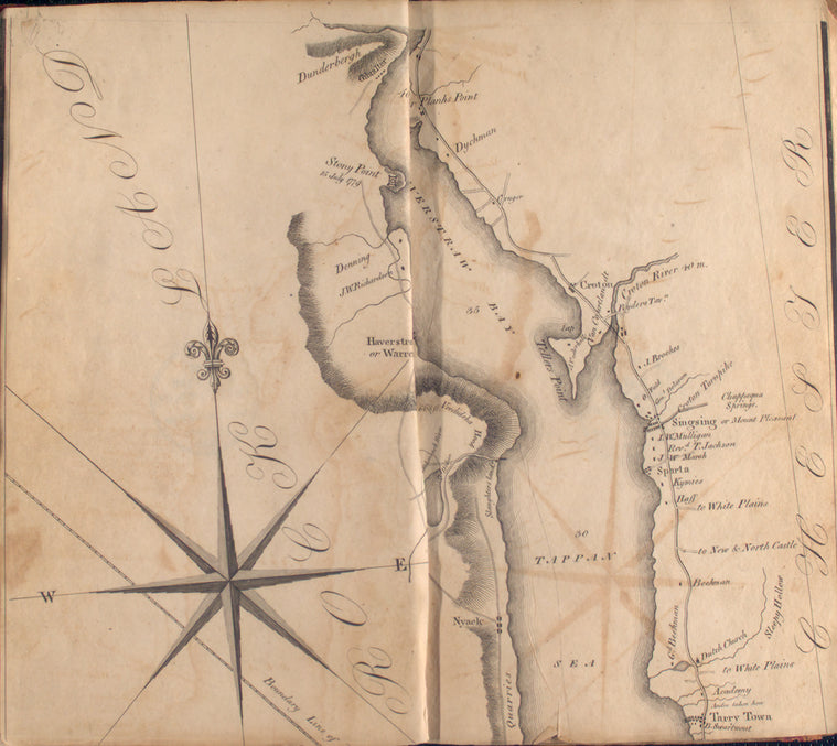 Map of the Hudson ... from Tarrytown to Dunderbergh.