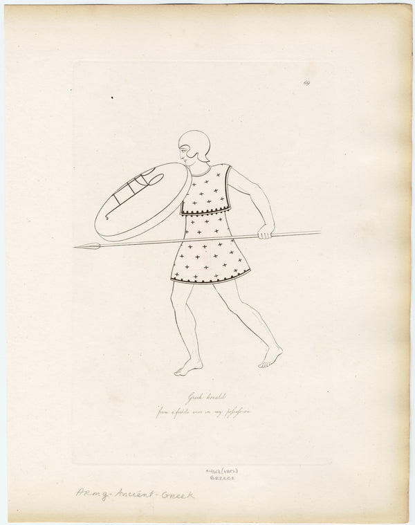 Greek herald, from a fictile vase in my possession