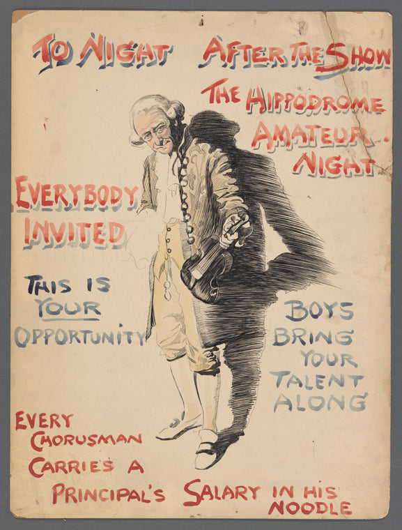 Poster for amateur night