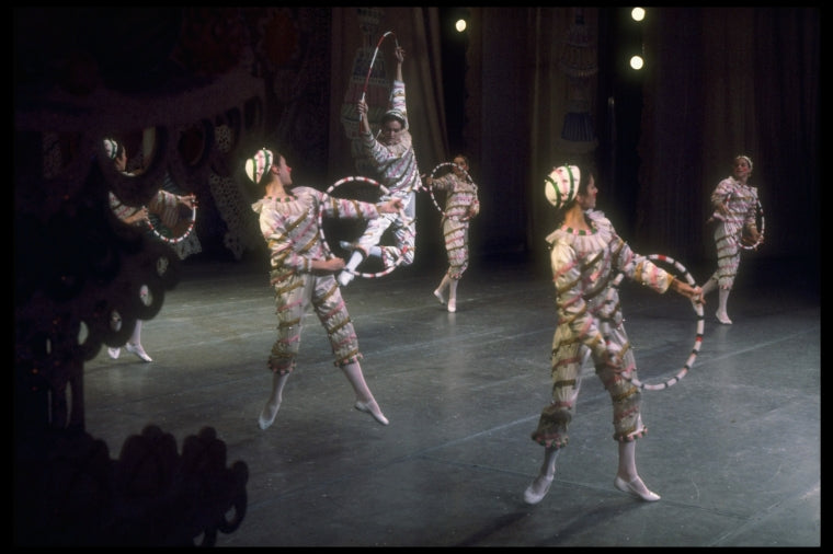 Candy Canes led by Victor Castelli, in a New York City Ballet production of "The Nutcracker" (New York)