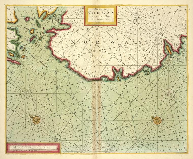 The coast of NORWAY; between the Naze and Schuytenes