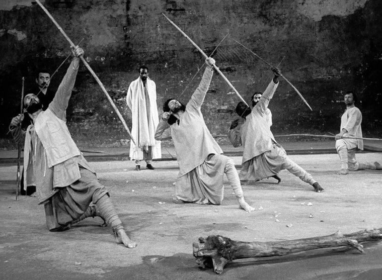 A scene from the Brooklyn Academy of Music's production of Peter Brook's adaptation of "The Mahabharata".