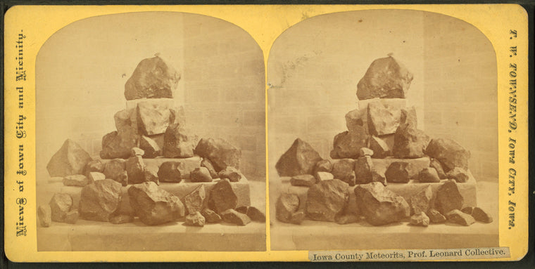 Iowa County meteorites - Professor Leonard collective.