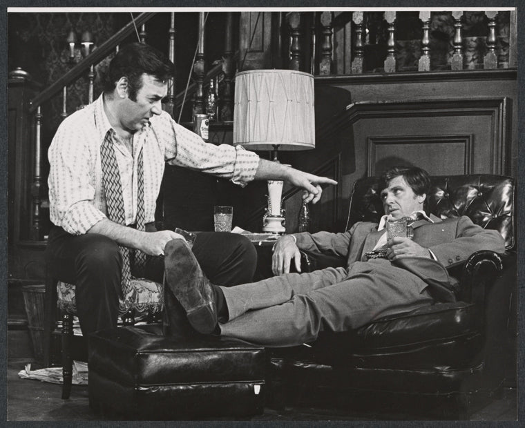Joseph Mascolo and Phillip R. Allen from the touring stage production That Championship Season