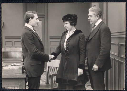 Charley Perley, Gretchen Hartman and José Ruben in the motion picture Alias Jimmie Barton