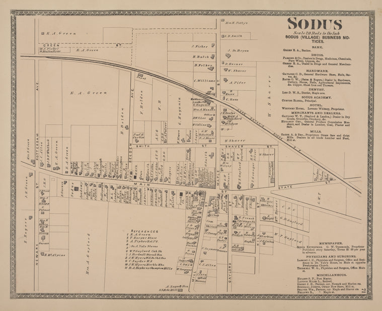 Sodus [Village]; Sodus (Village) Business Notices