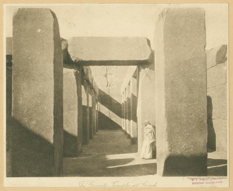 The granite temple at Gizeh