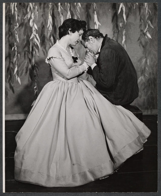 Alice Ghostley and unidentified in the stage production Livin' the Life