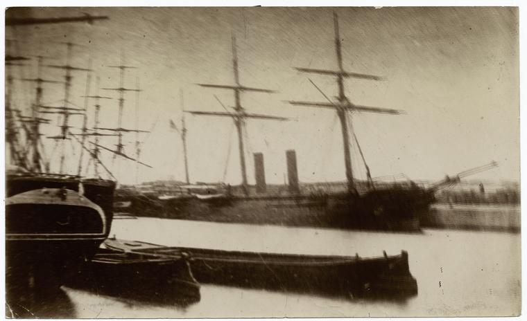 C.S.A. cruiser Rappahannock at Calais, France.