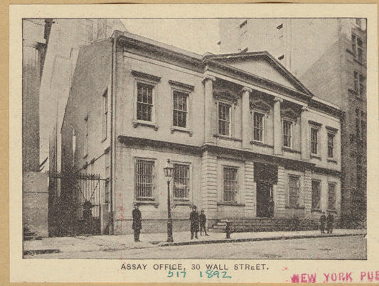 Assay Office, 30 Wall Street