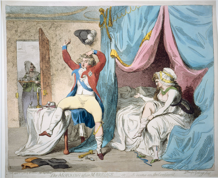 The MORNING after MARRIAGE—or—A scene on the Continent