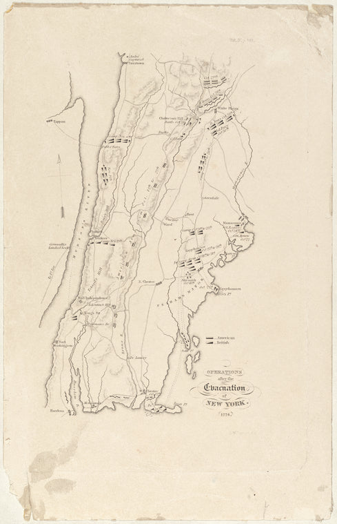 Operations after the evacuation of New York, 1776