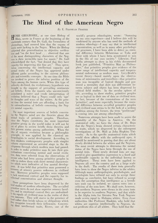 Opportunity: journal of Negro life