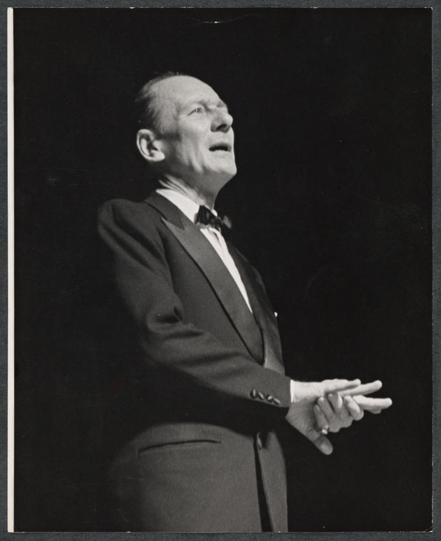 John Gielgud in the stage production Ages of Man