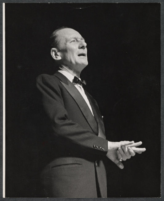 John Gielgud in the stage production Ages of Man