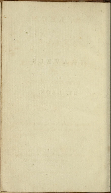 St. Leon, Volume III; with William Godwin's holograph annotations