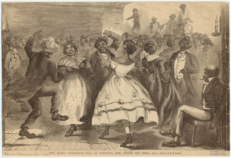 New Year's contraband ball at Vicksburg, Miss., during the siege
