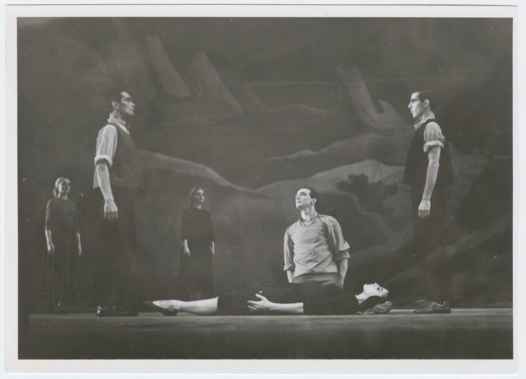 Jerome Robbins, Hugh Laing, and Antony Tudor in Dark Elegies