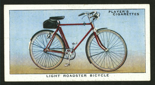 Light roadster bicycle.