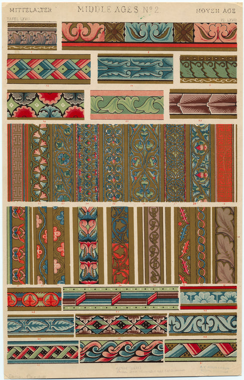 Medieval border designs